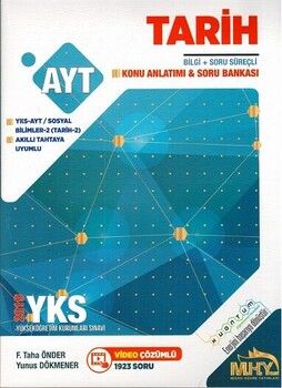MHY Yayınları 2019 AYT Tarih Konu Anlatımı ve Soru Bankası