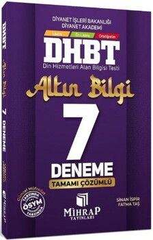 Mihrap Yayınları DHBT Altın Bilgi 7 Deneme