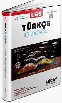 Miray Yayınları 8. Sınıf LGS Türkçe 15 Deneme