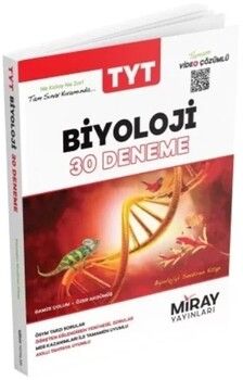 Miray Yayınları TYT Biyoloji 30 Deneme Video Çözümlü
