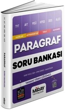  Miray Yayınları TYT Paragraf Soru Bankası