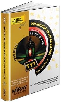 Miray Yayınları TYT Din Kültürü ve Ahlak Bilgisi Soru Bankası