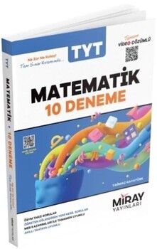 Miray Yayınları TYT Matematik 10 Deneme