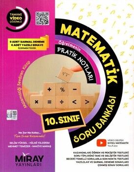 Miray Yayınları 10. Sınıf Matematik Soru Bankası