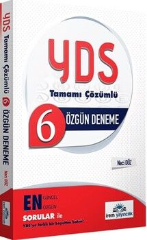 Modadil Yayınları YDS Tamamı Çözümlü 6 Özgün Deneme