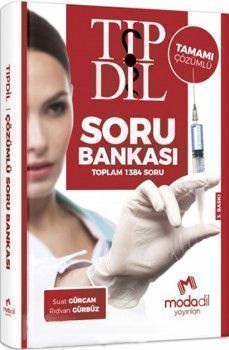  Modadil Yayınları TIPDİL Tamamı Çözümlü Soru Bankası