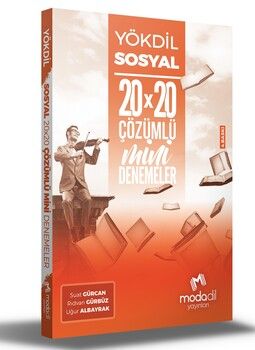 Modadil Yayınları YÖKDİL Sosyal Bilimler 20×20 Mini Denemeler