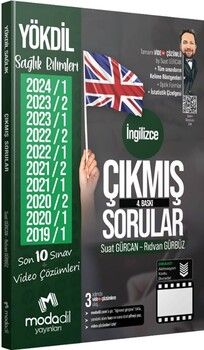 Modadil Yayınları YÖKDİL SAĞLIK Çıkmış Sorular Tamamı Video Çözümlü