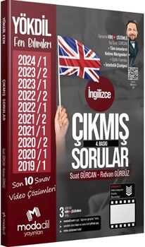 Modadil Yayınları YÖKDİL Fen Çıkmış Sorular Tamamı Video Çözümlü