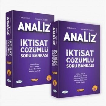 Monopol Yayınları Analiz İktisat Çözümlü Soru Bankası