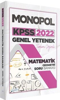 Monopol Yayınları 2022 KPSS Matematik Soru Bankası Çözümlü