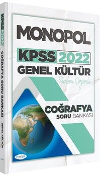 Monopol Yayınları 2022 KPSS Coğrafya Soru Bankası Çözümlü
