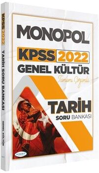 Monopol Yayınları 2022 KPSS Tarih Soru Bankası Çözümlü