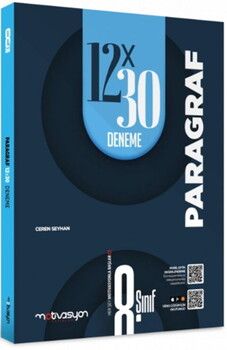 Motivasyon Yayınları 8. Sınıf Paragraf 12x30 Denemeleri