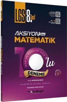Motivasyon Yayınları 8. Sınıf LGS Matematik Aksiyon 10 lu Genel Deneme