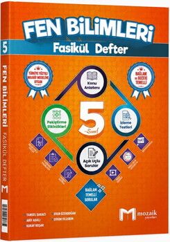 Mozaik Yayınları 5. Sınıf Fen Bilimleri Fasikül Defter