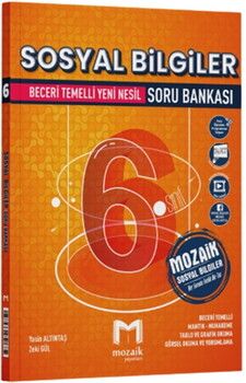 Mozaik Yayınları 6. Sınıf Sosyal Bilgiler Soru Bankası