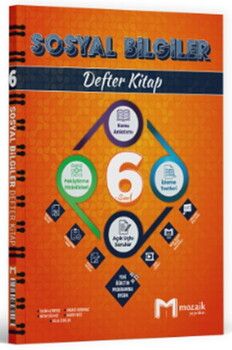 Mozaik Yayınları 6. Sınıf Sosyal Bilgiler Defter Kitap