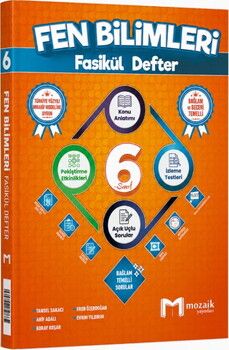 Mozaik Yayınları 6. Sınıf Fen Bilimleri Fasikül Defter