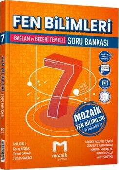 Mozaik Yayınları 7. Sınıf Fen Bilimleri Soru Bankası
