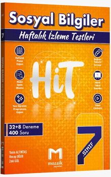 Mozaik Yayınları 7. Sınıf Sosyal Bilgiler Hit 40 lı Deneme