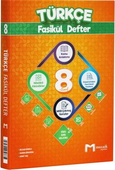 Mozaik Yayınları 8. Sınıf Türkçe Fasikül Defter