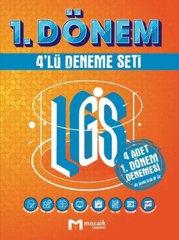 Mozaik Yayınları 8. Sınıf LGS 1. Dönem 4 lü Deneme Sınavı Özel Baskı