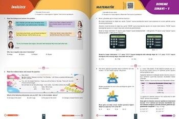  Mozaik Yayınları 8. Sınıf LGS 1. Dönem 4 lü Deneme Sınavı Özel Baskı