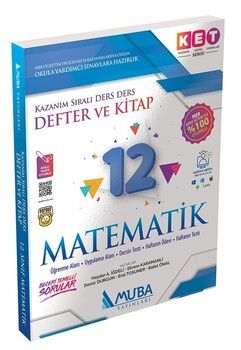 Muba Yayınları 12. Sınıf KET Serisi Matematik Defter ve Kitap