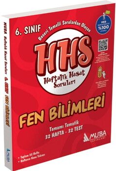 Muba Yayınları 6. Sınıf Fen Bilimleri Haftalık Hasat Soruları
