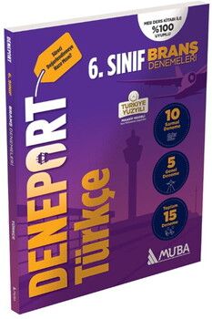 Muba Yayınları 6. Sınıf Deneport Türkçe Branş Denemesi