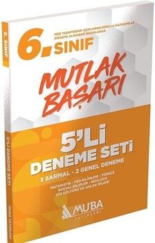 Muba Yayınları 6. Sınıf Mutlak Başarı 5 li Deneme Seti