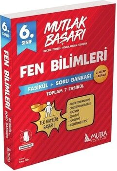 Muba Yayınları 6. Sınıf Fen Bilimleri Mutlak Başarı Fasikül ve Soru Bankası