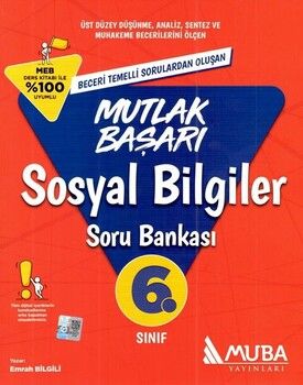 Muba Yayınları 6. Sınıf Mutlak Başarı Sosyal Bilgiler Soru Bankası