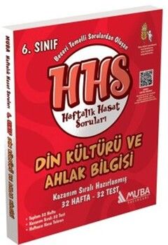 Muba Yayınları 6. Sınıf Din Kültürü ve Ahlak Bilgisi Haftalık Hasat Soruları