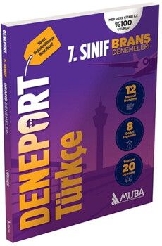 Muba Yayınları 7. Sınıf Deneport Türkçe Branş Denemesi
