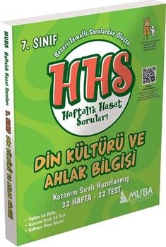 Muba Yayınları 7. Sınıf Din Kültürü ve Ahlak Bilgisi Haftalık Hasat Soruları