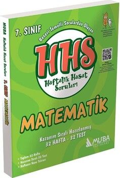 Muba Yayınları 7. Sınıf Matematik Haftalık Hasat Soruları