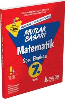 Muba Yayınları 7. Sınıf Matematik Mutlak Başarı Soru Bankası
