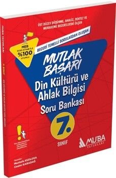 Muba Yayınları 7. Sınıf Din Kültürü ve Ahlak Bilgisi Soru Bankası