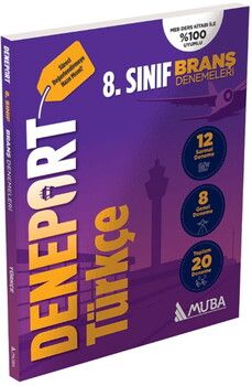 Muba Yayınları 8. Sınıf Deneport Türkçe Branş Denemesi