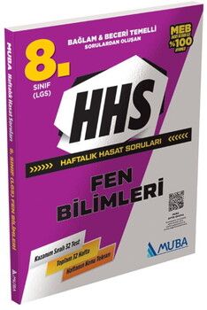 Muba Yayınları 8. Sınıf Fen Bilimleri Haftalık Hasat Soruları