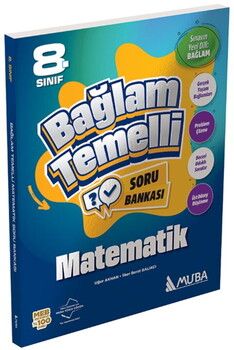 Muba Yayınları 8. Sınıf LGS Bağlam Temelli Matematik Soru Bankası