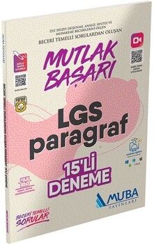 Muba Yayınları 8. Sınıf LGS Paragraf 15 li Deneme