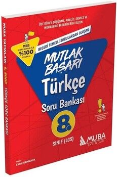 Muba Yayınları 8. Sınıf LGS Türkçe Mutlak Başarı Soru Bankası