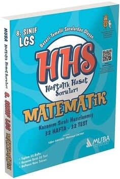 Muba Yayınları 8. Sınıf LGS Matematik HHS Haftalık Hasat Soruları