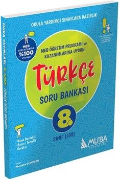 Muba Yayınları 8. Sınıf Türkçe Soru Bankası