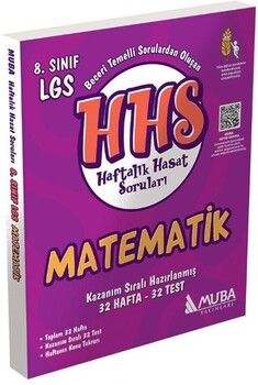 Muba Yayınları 8. Sınıf Matematik Haftalık Hasat Soruları