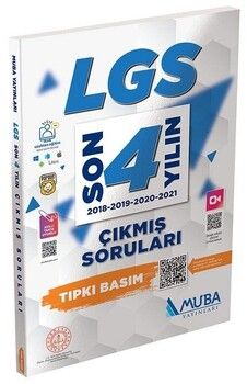 Muba Yayınları LGS Son 4 Yılın Çıkmış Soruları Tıpkı Basım