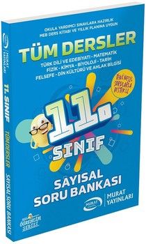 Murat Yayınları 11. Sınıf Sayısal Tüm Dersler Soru Bankası